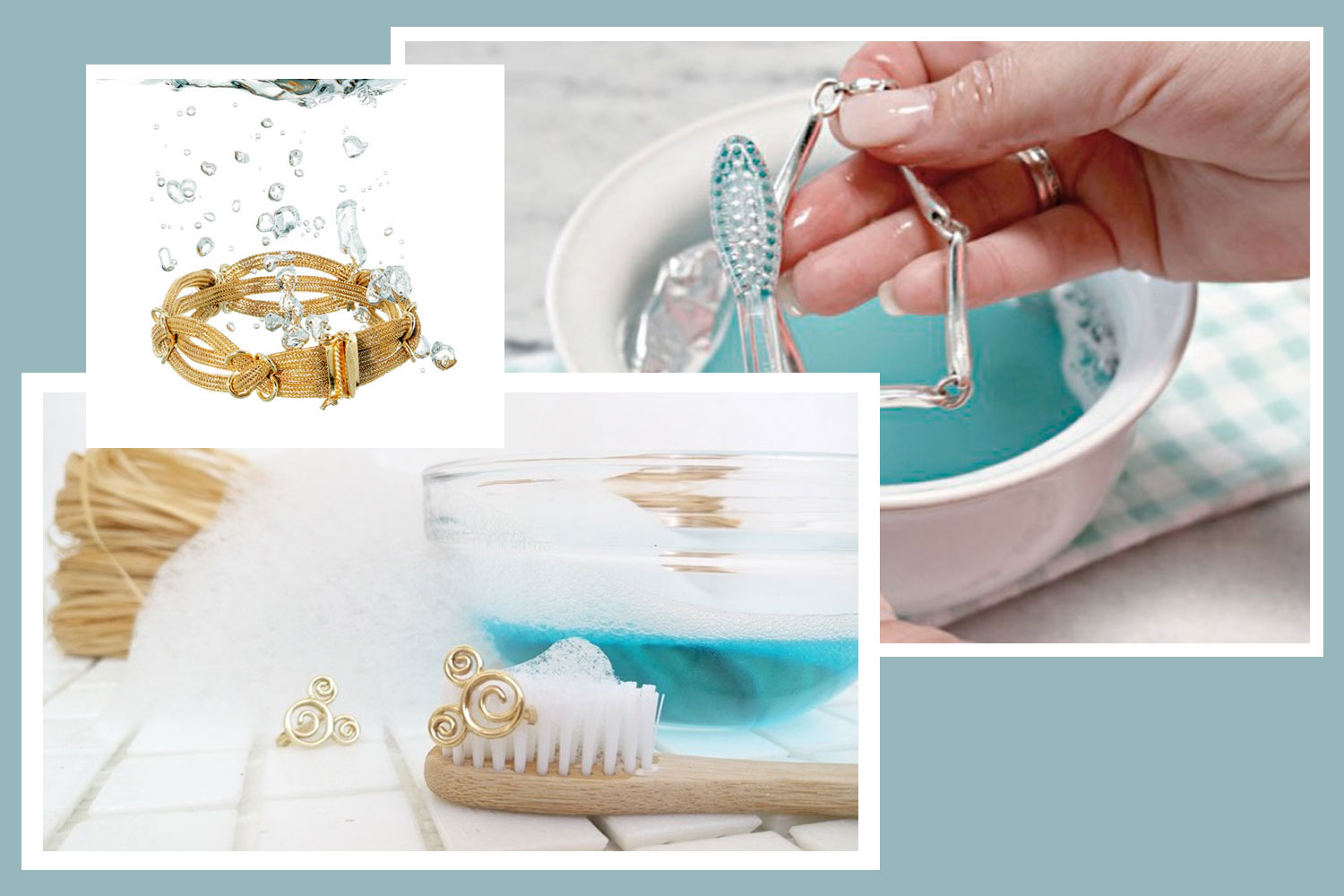 How to clean white gold