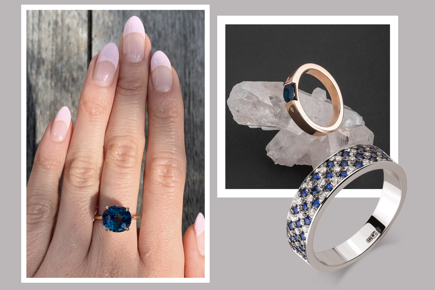 How a sapphire to be cut for an engagement ring?